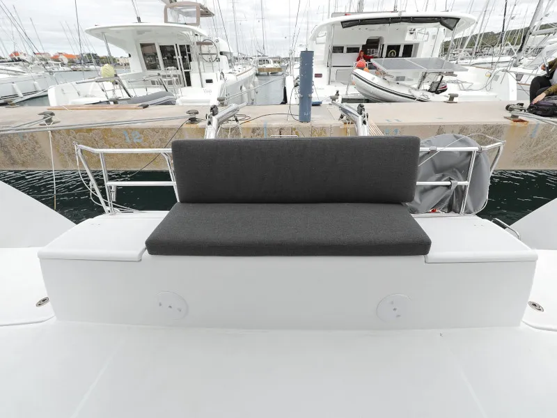Deck of LANCELOT, a Lagoon 40 catamaran at Općina Sukošan, Croatia