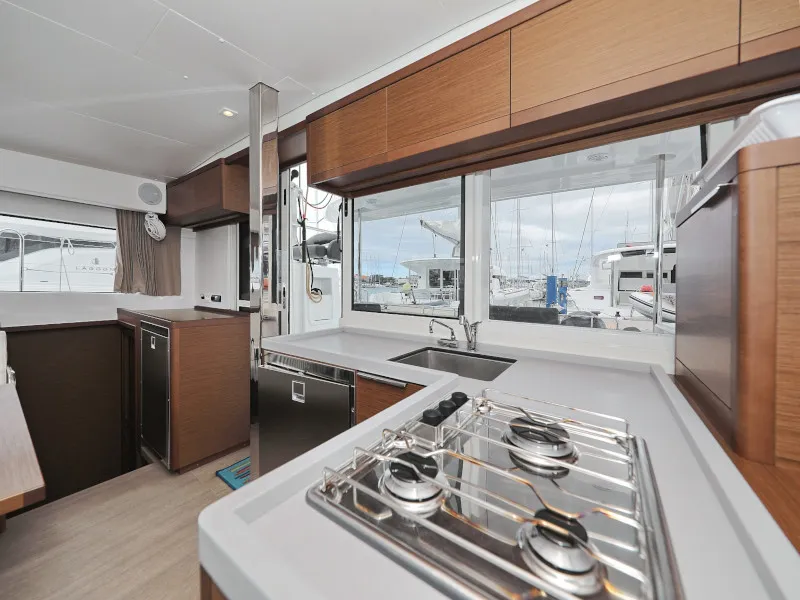 Galley of LANCELOT, a Lagoon 40 catamaran at Općina Sukošan, Croatia