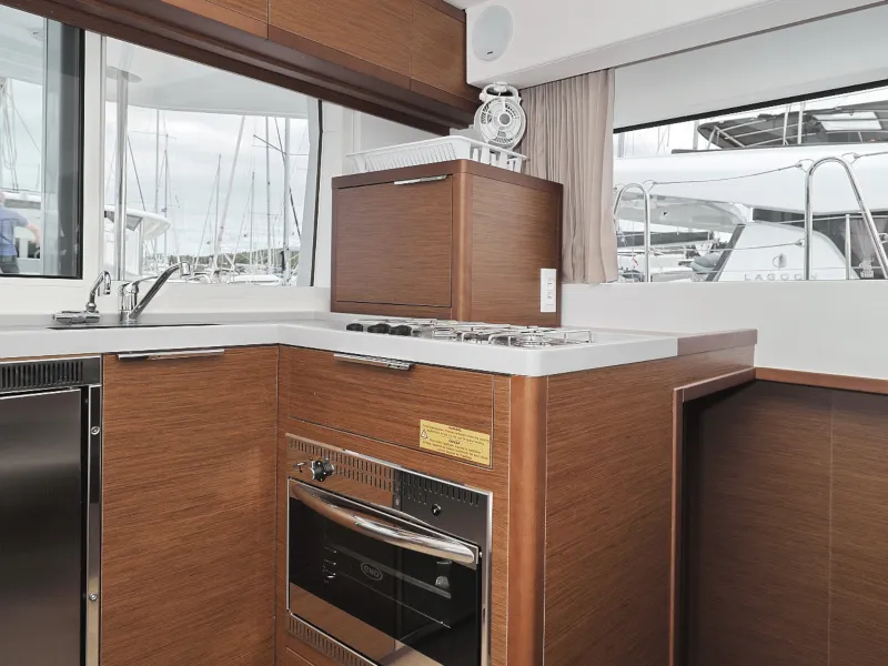 Galley of LANCELOT, a Lagoon 40 catamaran at Općina Sukošan, Croatia