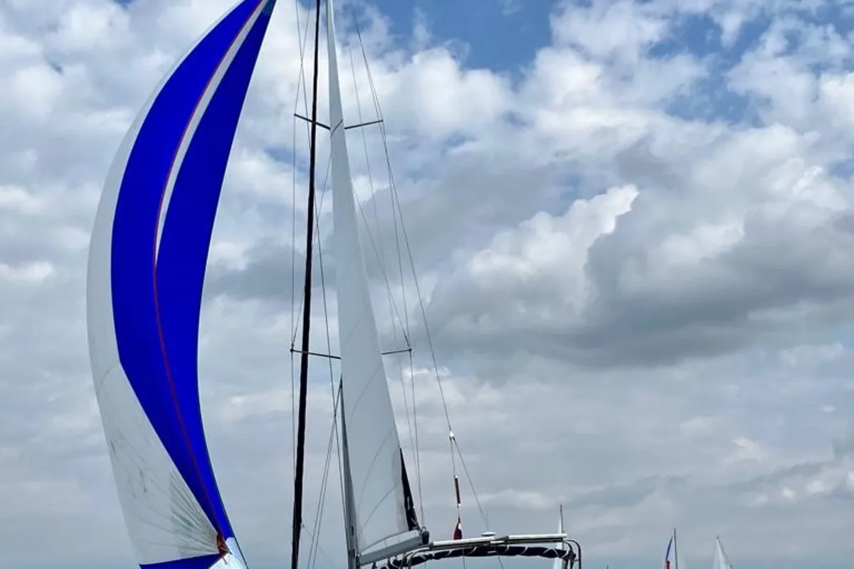Exterior view of Maslina, a Elan 45 sailboat at Split, Croatia