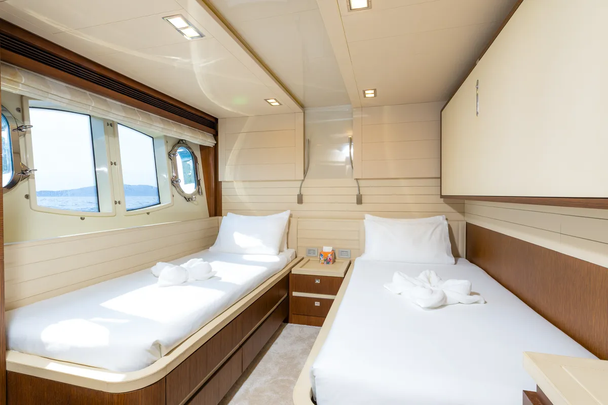 Cabin on Morning Star, a Gulet Motoryacht motor yacht at Općina Rogoznica, Croatia