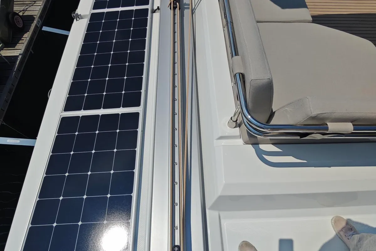 Caramita, a Fountaine Pajot Elba 45 catamaran at Punat, Croatia