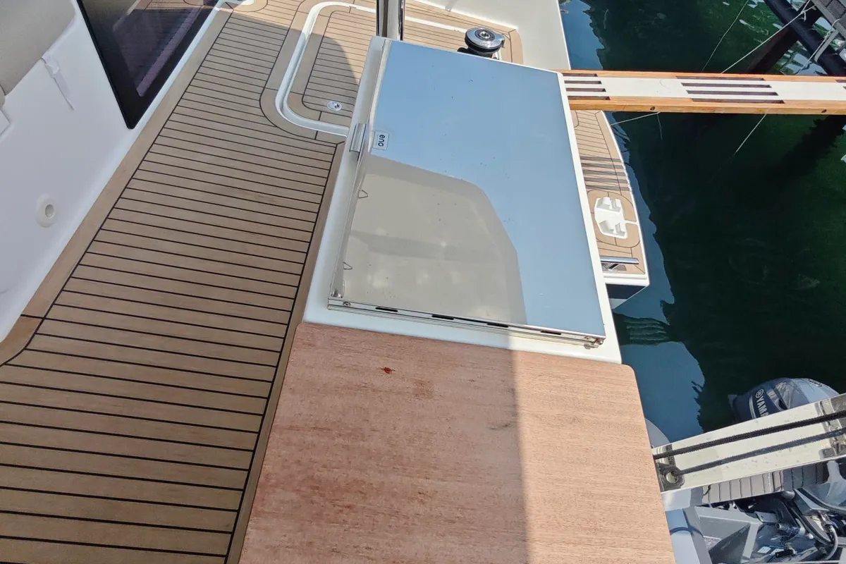 Caramita, a Fountaine Pajot Elba 45 catamaran at Punat, Croatia