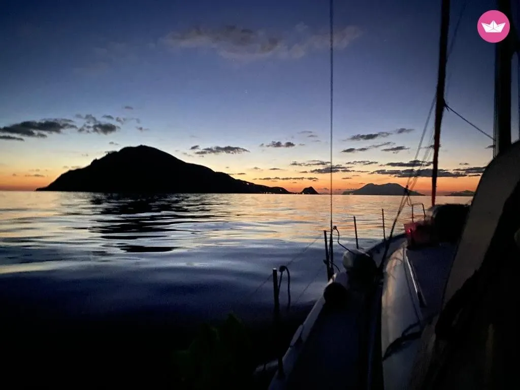 MARIA, a Bavaria C45 sailboat at Olbia, Italy