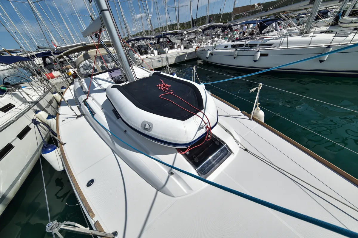 Pižulot, a Jeanneau Sun Odyssey 449 sailboat at Općina Sukošan, Croatia