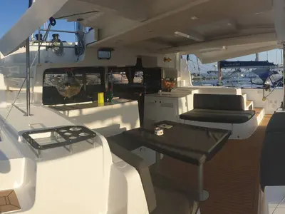3S, a Lagoon 46 catamaran at Pianottoli-Caldarello, France
