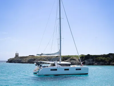 3S, a Lagoon 46 catamaran at Pianottoli-Caldarello, France