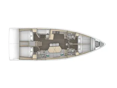 Betty - Water maker, Solar Panel, a Dufour 48 sailboat at Piombino, Italy