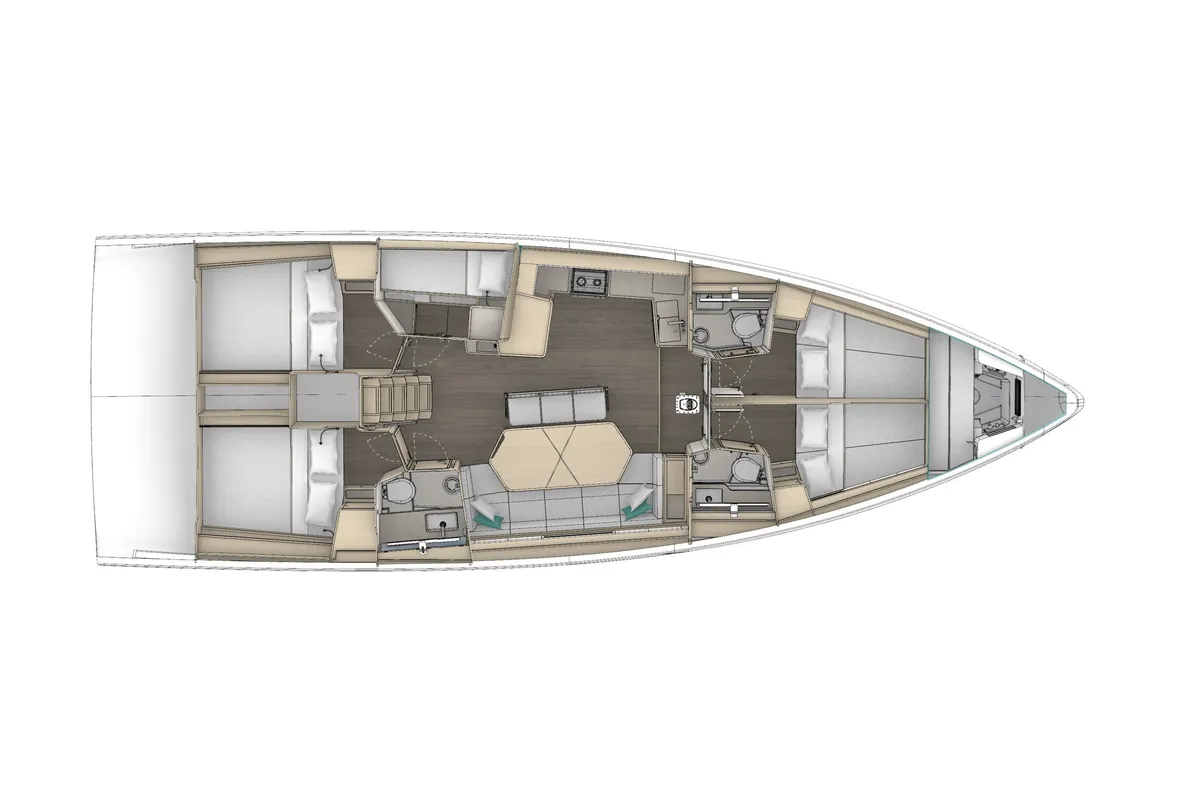 Betty - Water maker, Solar Panel, a Dufour 48 sailboat at Piombino, Italy