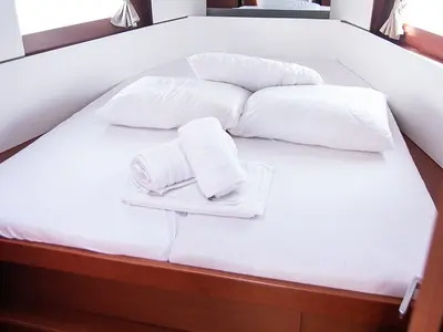 Cabin on Marisa Sails 2025, a Beneteau Oceanis 38.1 sailboat at Municipal Unit of Lefkada, Greece