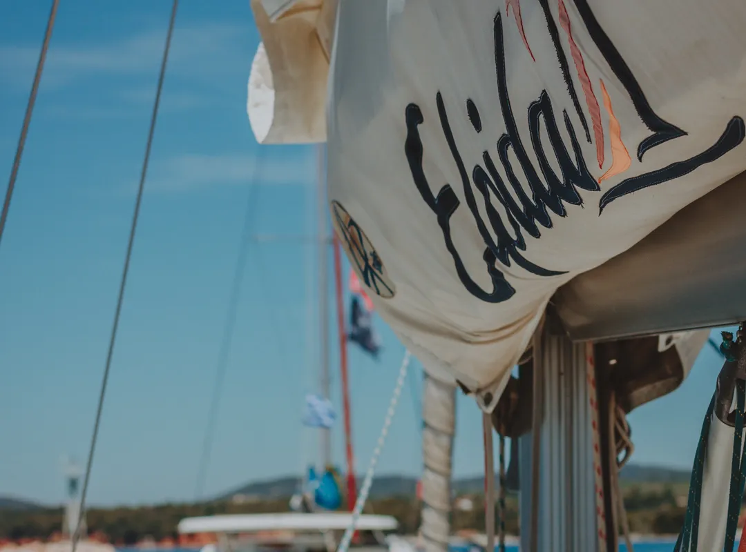 Elpida, a Jeanneau Sun Odyssey 45 sailboat at Sithonia Municipal Unit, Greece
