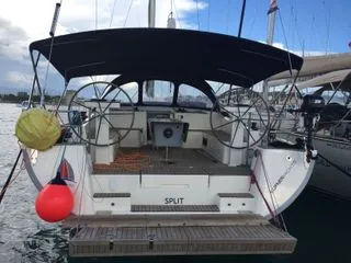 Exterior view of SAUTERNES, a D&D Kufner 54 sailboat at Grad Trogir, Croatia