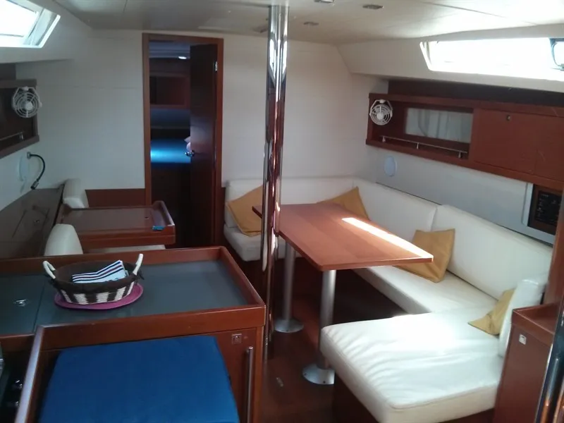 Head on Warrior, a Beneteau Oceanis 41 sailboat at Kontokali, Greece
