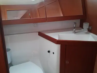 Head on Warrior, a Beneteau Oceanis 41 sailboat at Kontokali, Greece