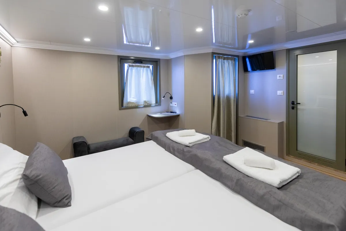 Cabin on Antaris, a Gulet Luxury Motor Yacht motor yacht at Dubrovnik, Croatia