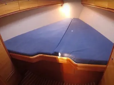 Cabin on Evi, a Bavaria 34 sailboat at Municipal Unit of Lefkada, Greece