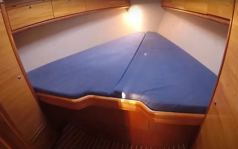 Cabin on Evi, a Bavaria 34 sailboat at Municipal Unit of Lefkada, Greece