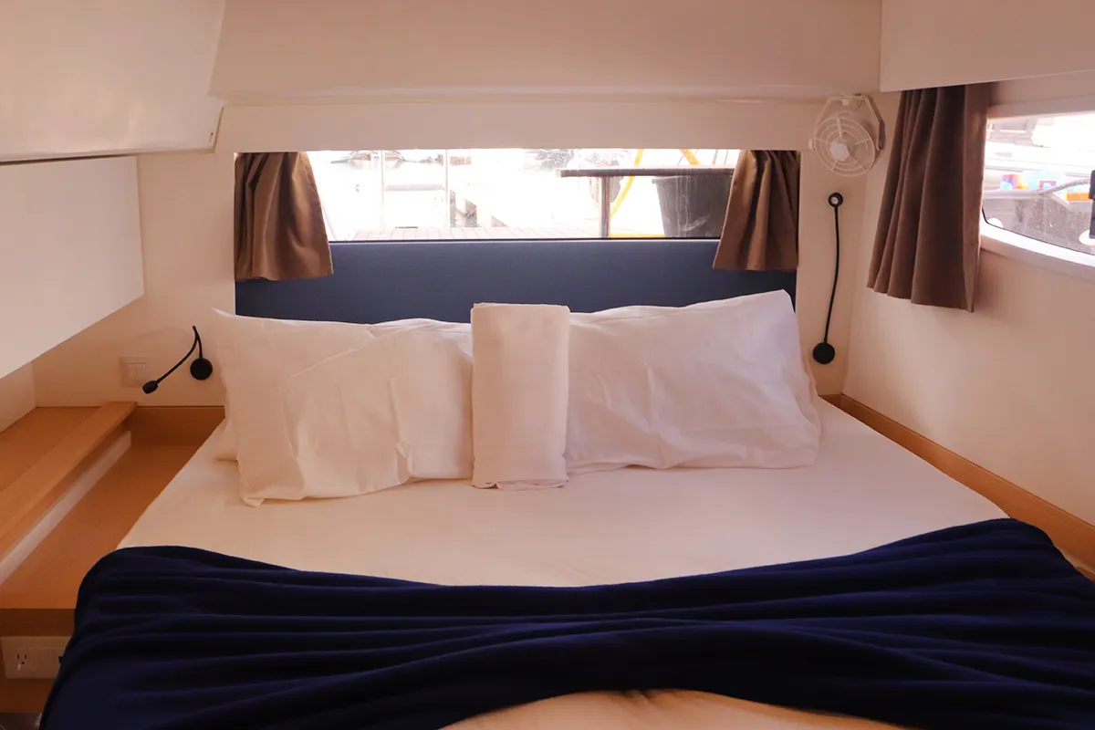 Limin'_X, a Fountaine Pajot Elba 45 catamaran at Road Town, British Virgin Islands