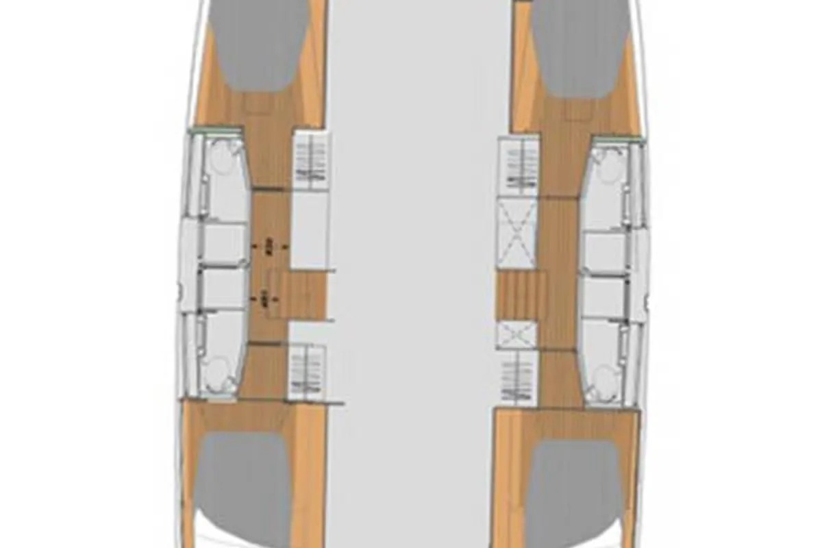 Limin'_X, a Fountaine Pajot Elba 45 catamaran at Road Town, British Virgin Islands