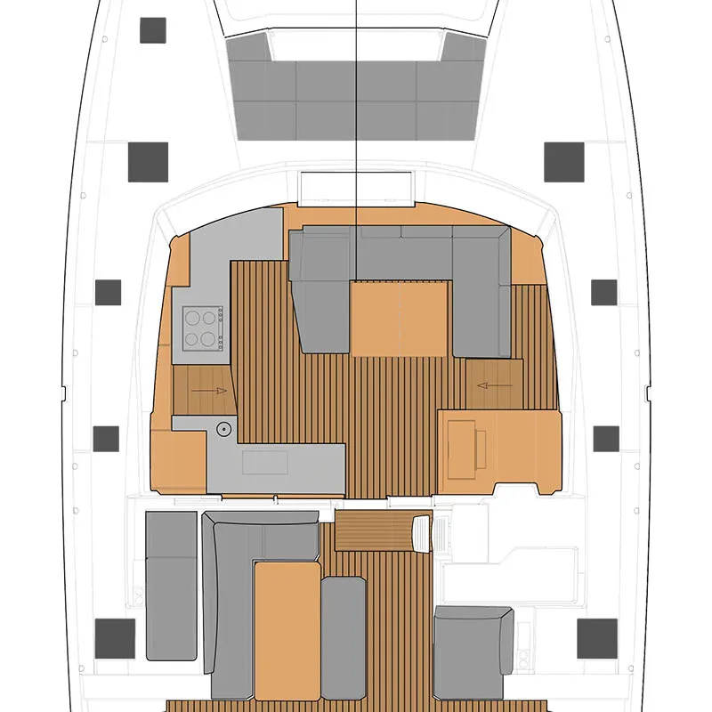 Limin'_X, a Fountaine Pajot Elba 45 catamaran at Road Town, British Virgin Islands