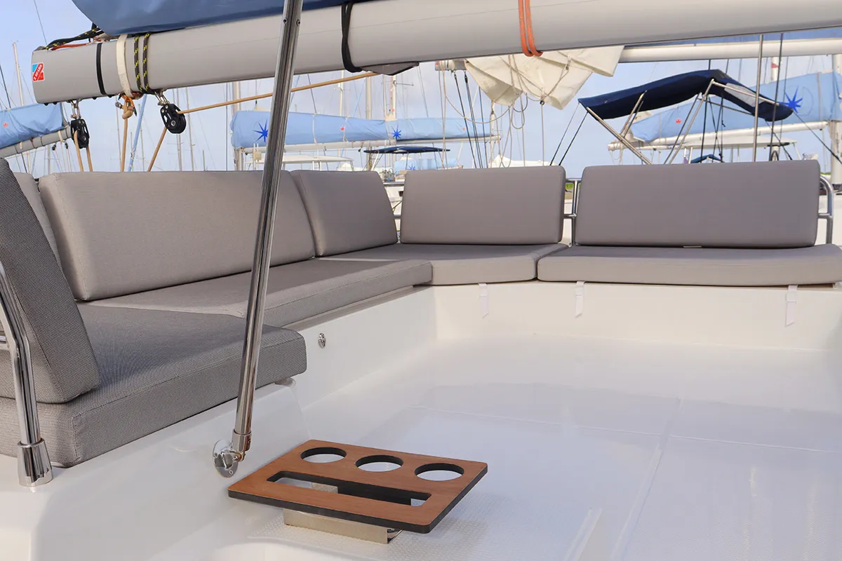 Limin'_X, a Fountaine Pajot Elba 45 catamaran at Road Town, British Virgin Islands