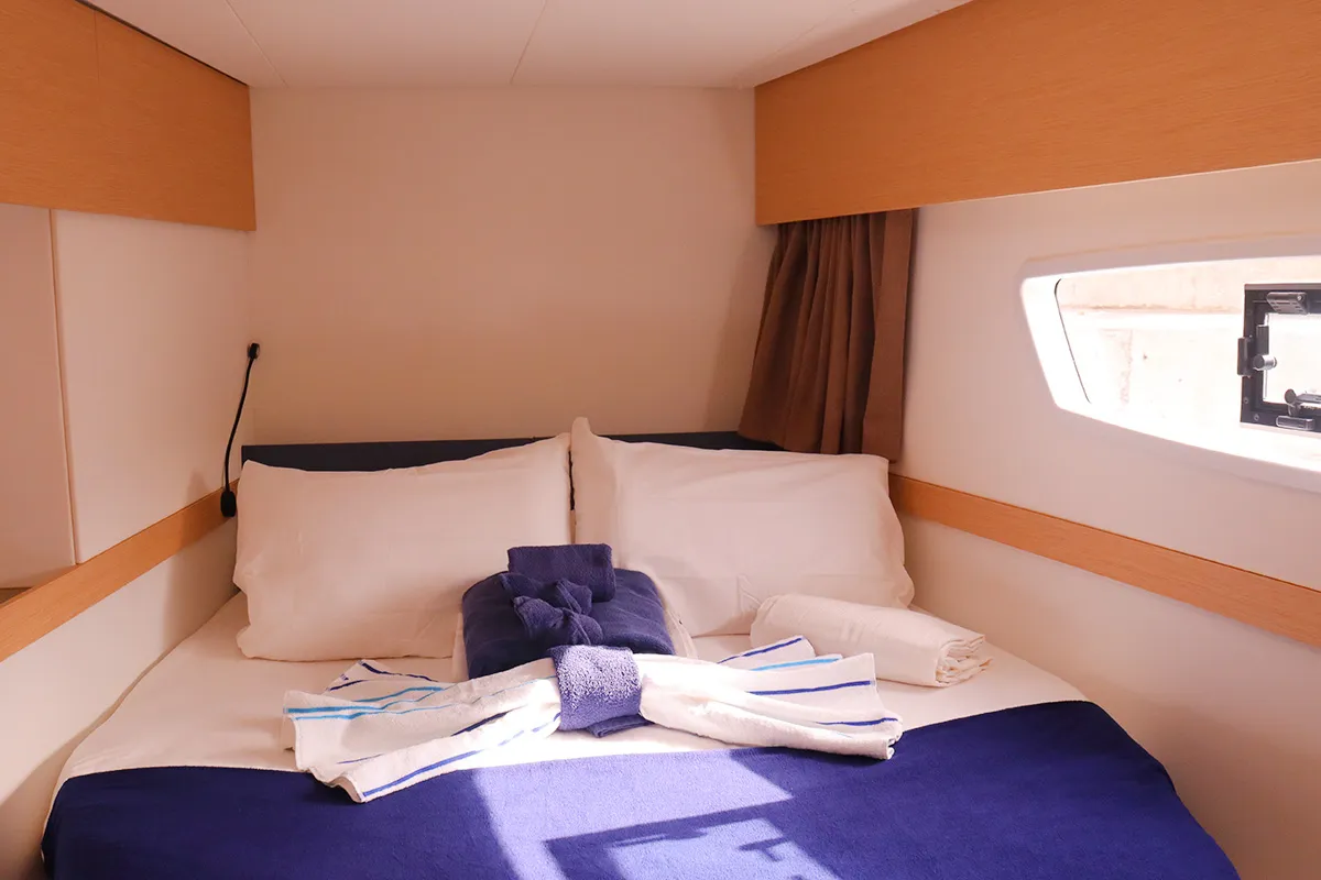 Limin'_X, a Fountaine Pajot Elba 45 catamaran at Road Town, British Virgin Islands