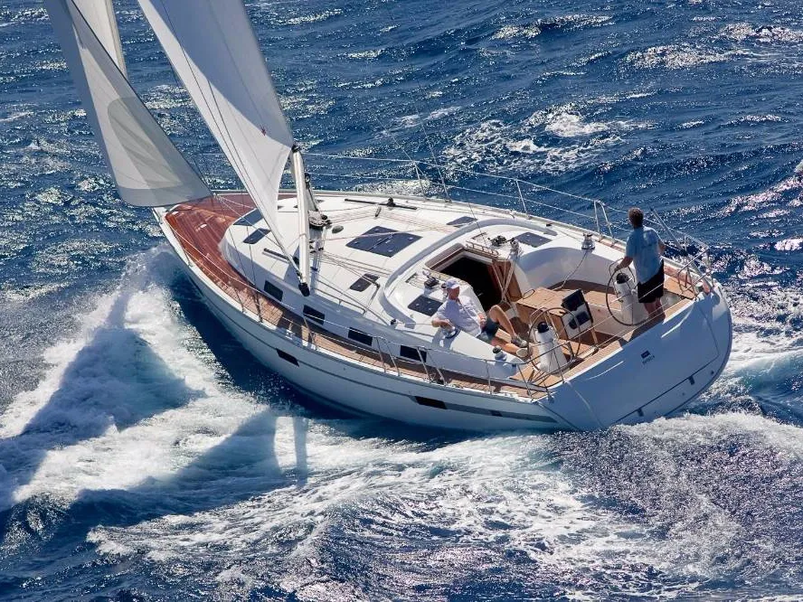 Exterior view of Star Fabian, a Bavaria 40 Cruiser sailboat at Primošten, Croatia