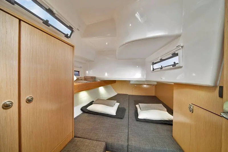 Cabin on Star Fabian, a Bavaria 40 Cruiser sailboat at Primošten, Croatia