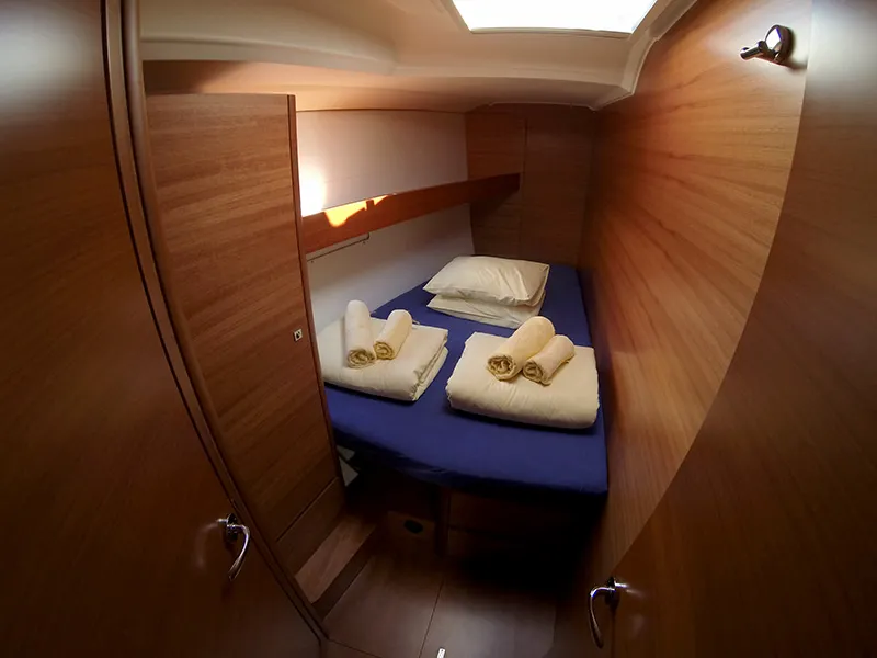 Cabin on Alba 1, a Dufour 460 GL sailboat at Grad Šibenik, Croatia