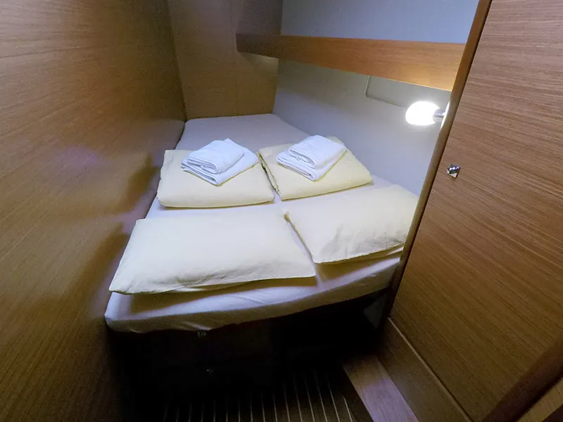 Cabin on Alba 1, a Dufour 460 GL sailboat at Grad Šibenik, Croatia