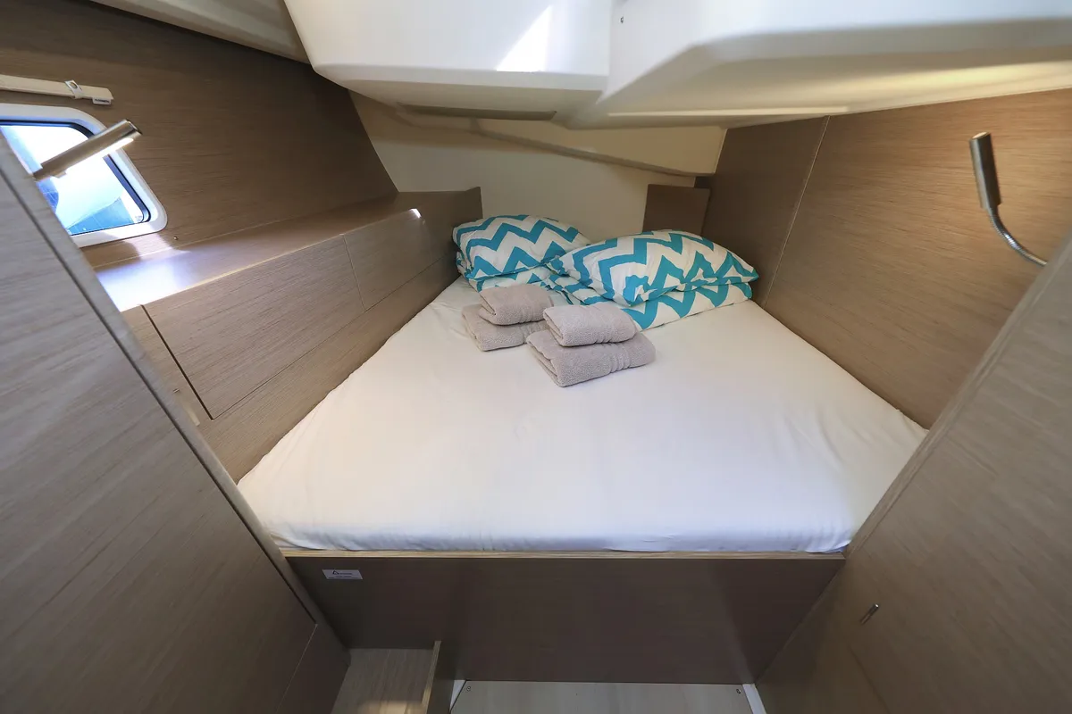 Cabin on Licence To Chill, a Hanse 508 sailboat at Grad Kaštela, Croatia