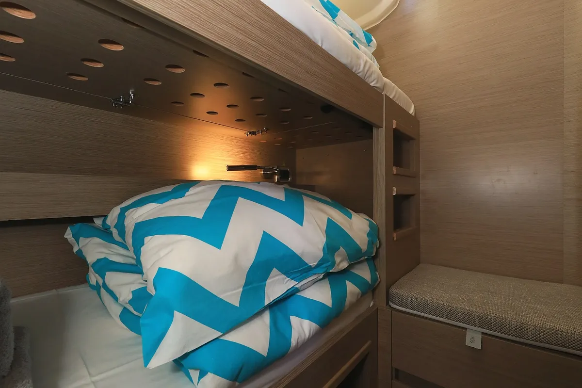 Cabin on Licence To Chill, a Hanse 508 sailboat at Grad Kaštela, Croatia