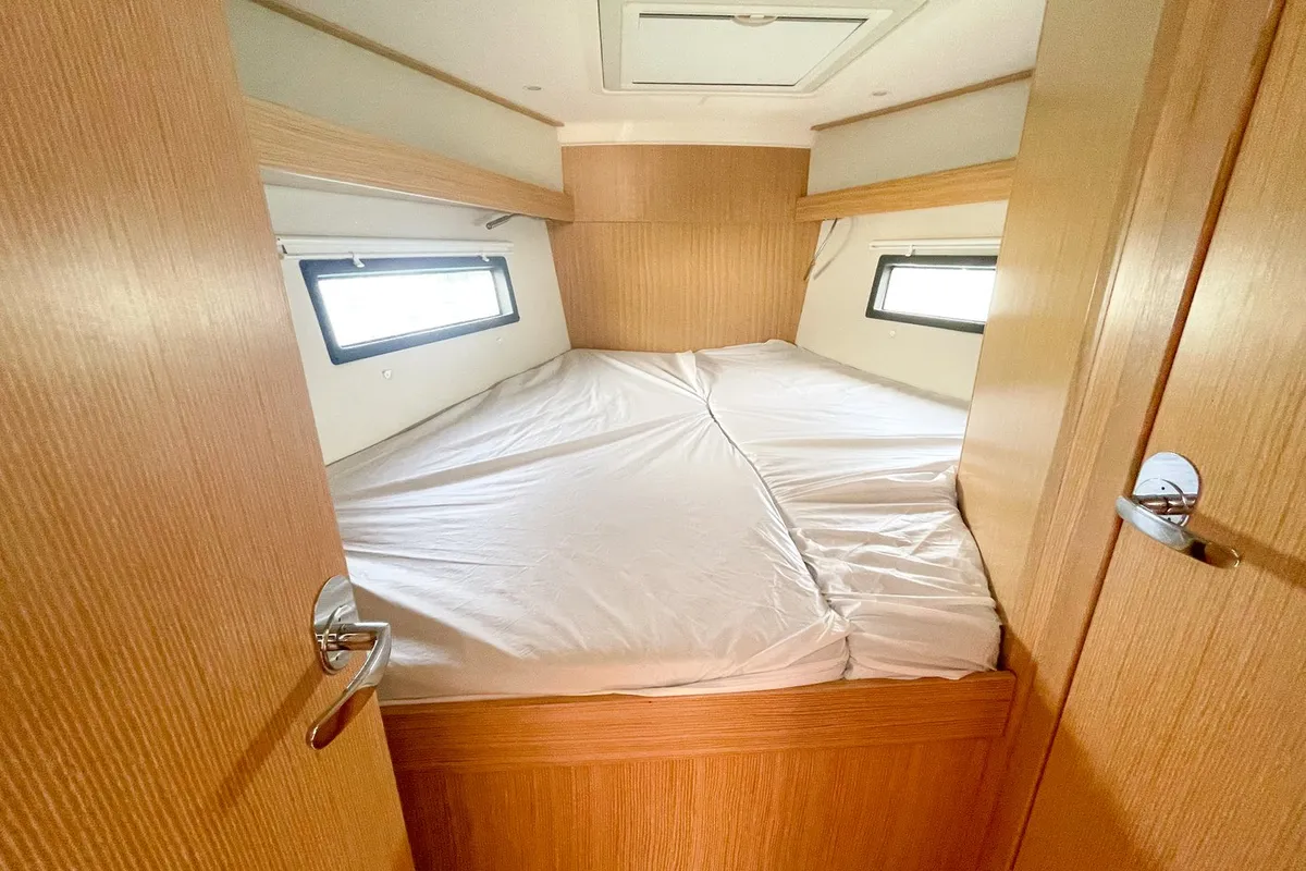 Cabin on Alaia, a Bavaria C38 sailboat at Plan-d'Aups-Sainte-Baume, France