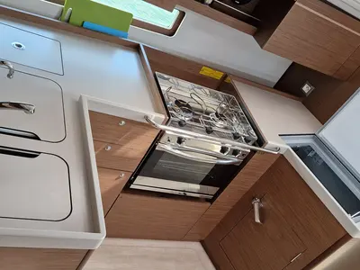 Galley of Sali, a Beneteau Oceanis 40.1 sailboat at Medulin, Croatia