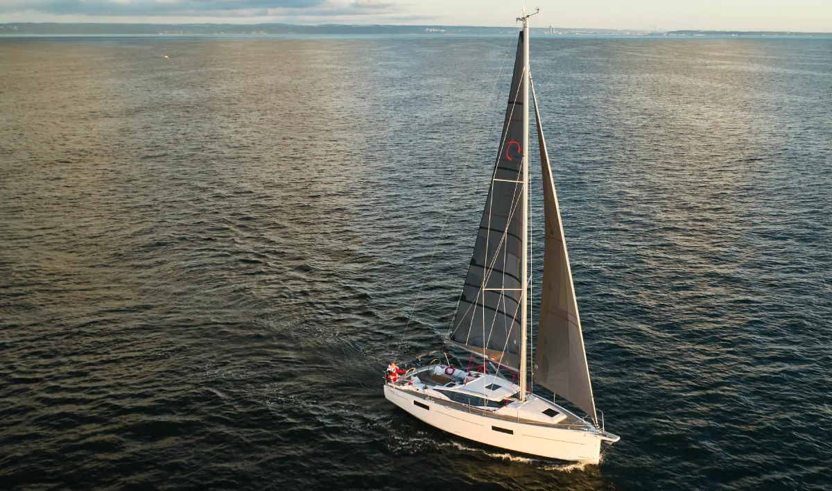 Gea, a Northman Maxus 35 sailboat at Grad Biograd na Moru, Croatia