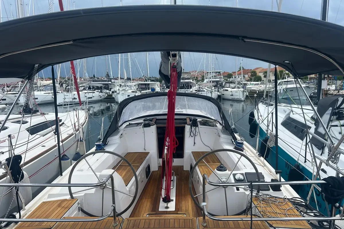 Gea, a Northman Maxus 35 sailboat at Grad Biograd na Moru, Croatia