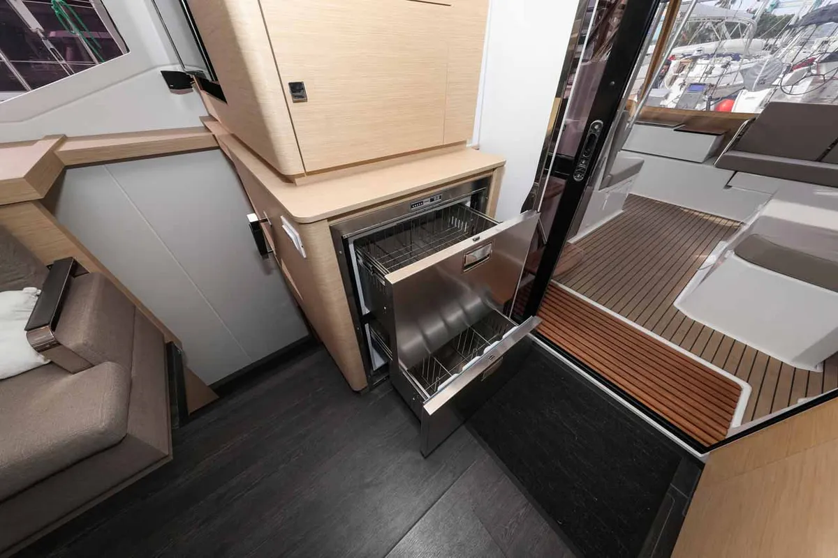Alchiba, a Fountaine Pajot Astrea 42 catamaran at Grad Trogir, Croatia
