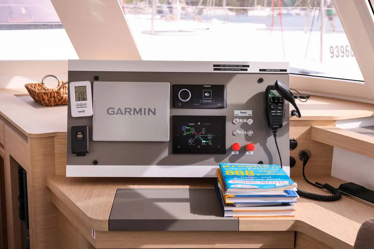 Alchiba, a Fountaine Pajot Astrea 42 catamaran at Grad Trogir, Croatia