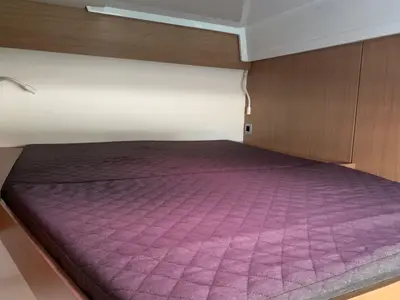 Cabin on Danae, a Bali Catspace catamaran at Ellomenos, Greece