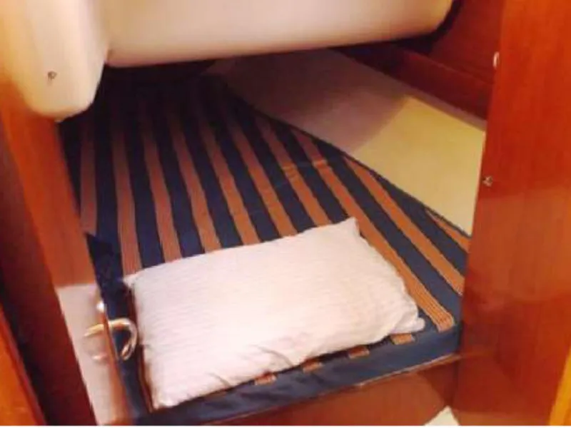 Cabin on Skiros, a Dufour 365 sailboat at Kalkara, Malta