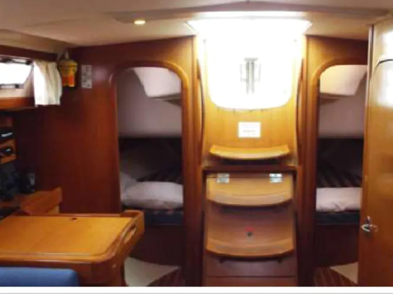 Cabin on Skiros, a Dufour 365 sailboat at Kalkara, Malta