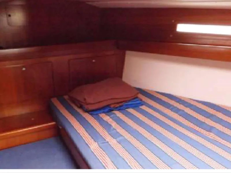 Cabin on Skiros, a Dufour 365 sailboat at Kalkara, Malta