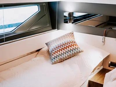 Head on Fjord 53 XL, a motor yacht at Podstrana - Miljevac, Croatia