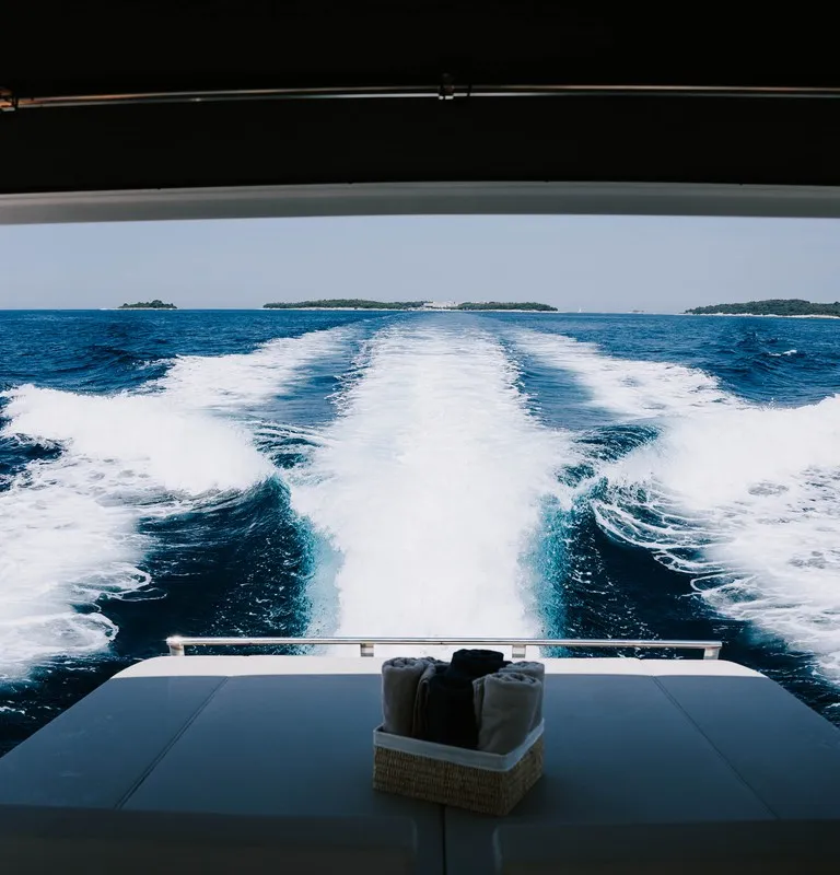 Alb 2, a Fjord 53 XL motor yacht at Podstrana - Miljevac, Croatia