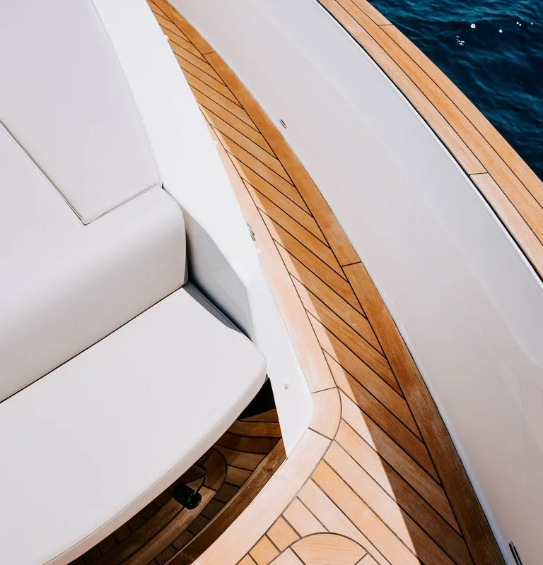 Alb 2, a Fjord 53 XL motor yacht at Podstrana - Miljevac, Croatia