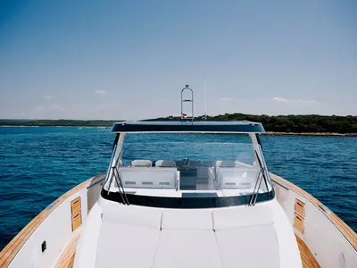 Alb 2, a Fjord 53 XL motor yacht at Podstrana - Miljevac, Croatia
