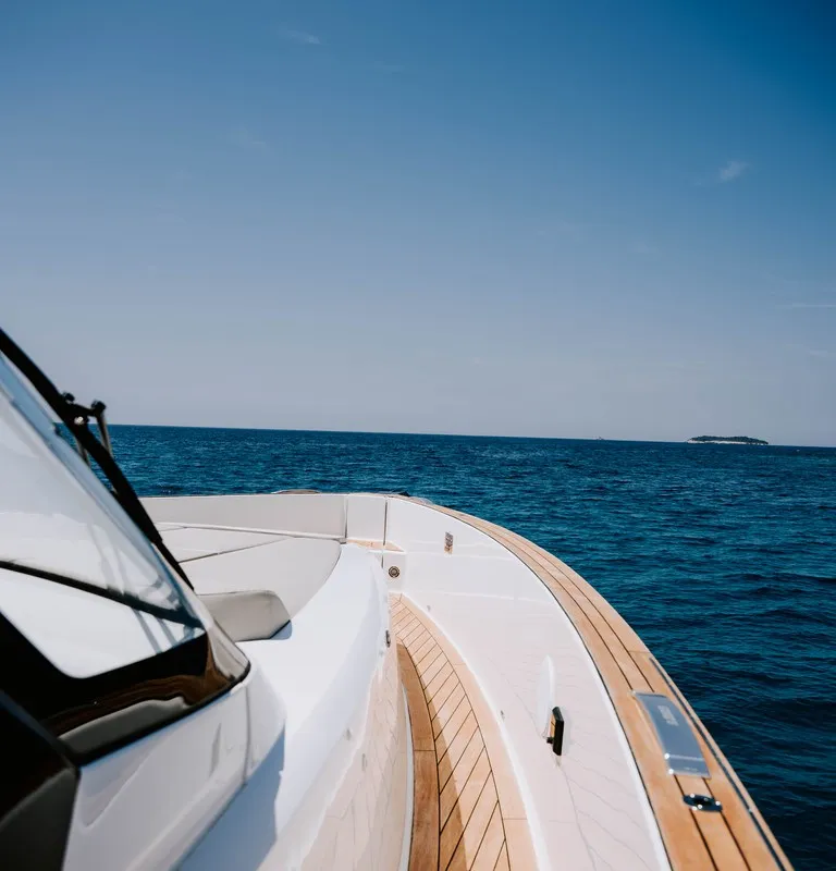 Alb 2, a Fjord 53 XL motor yacht at Podstrana - Miljevac, Croatia