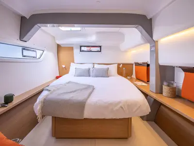 Cabin on Agape, a Excess 14 catamaran at Toulon, France
