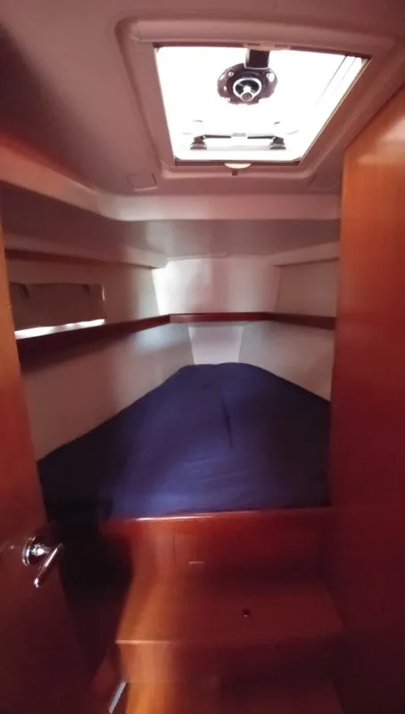 Cabin on Beluga, a Beneteau Oceanis 43 sailboat at Municipal Unit of Elefsina, Greece