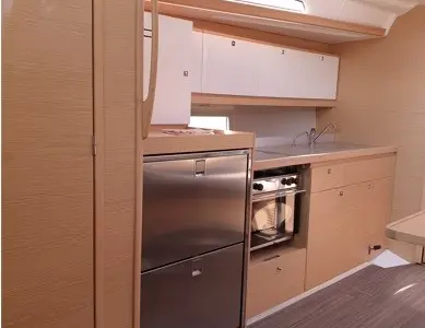 Galley of Alati, a Dufour 390 Grand Large sailboat at Municipal Unit of Lefkada, Greece